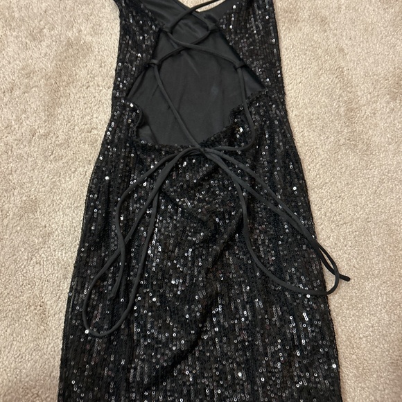 Black Sparkly Semi-Formal Dress, Windsor, New with tags - Picture 2 of 2
